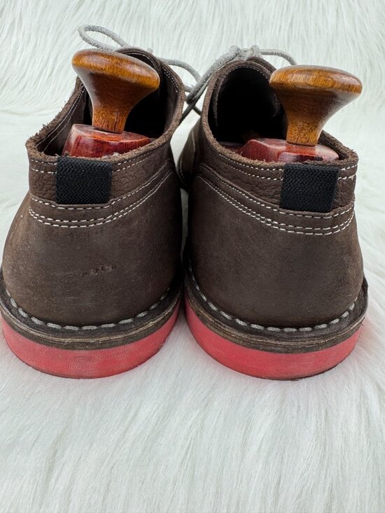 Heschung 1934 Veritable Cousu Suede Oxford Shoes Brown Red Sole US 11.5 main image 16